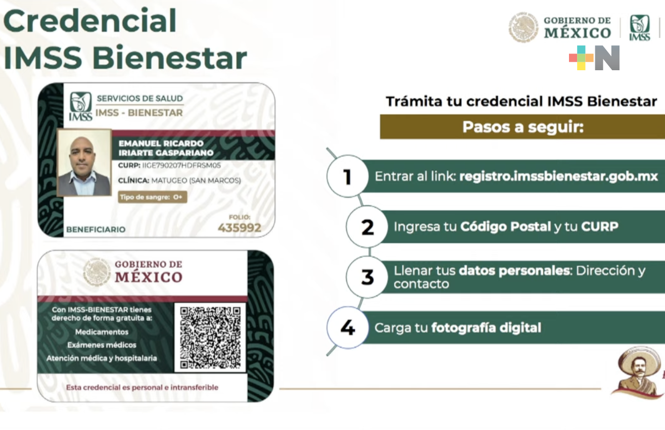 Beneficiarios del IMSS-Bienestar en el país serán credencializados